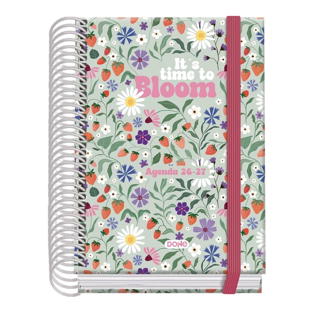 Agenda académica PRIME A6 Día página BLOOM