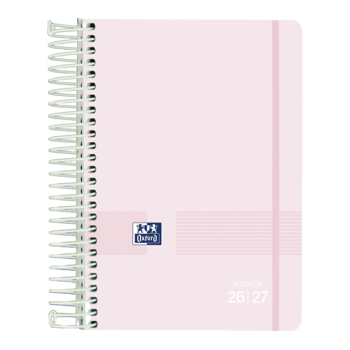 Imagem 0 de Agenda Escolar 2026-2027 Oxford Live & Go 8º Vista Semanal - Rosa Pastel