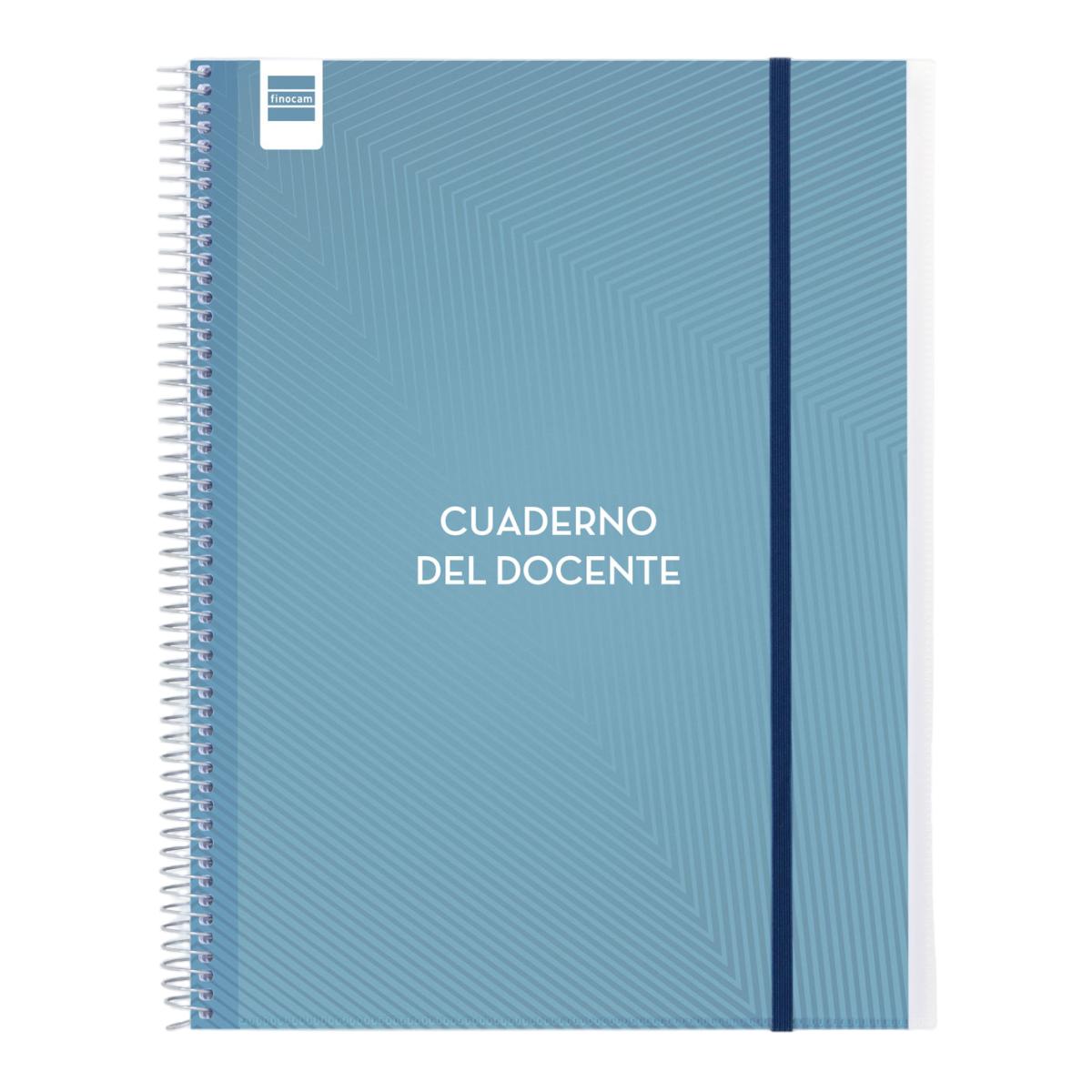 Cuaderno-agenda del docente 230x310 mm semana página Finocam Azul-7