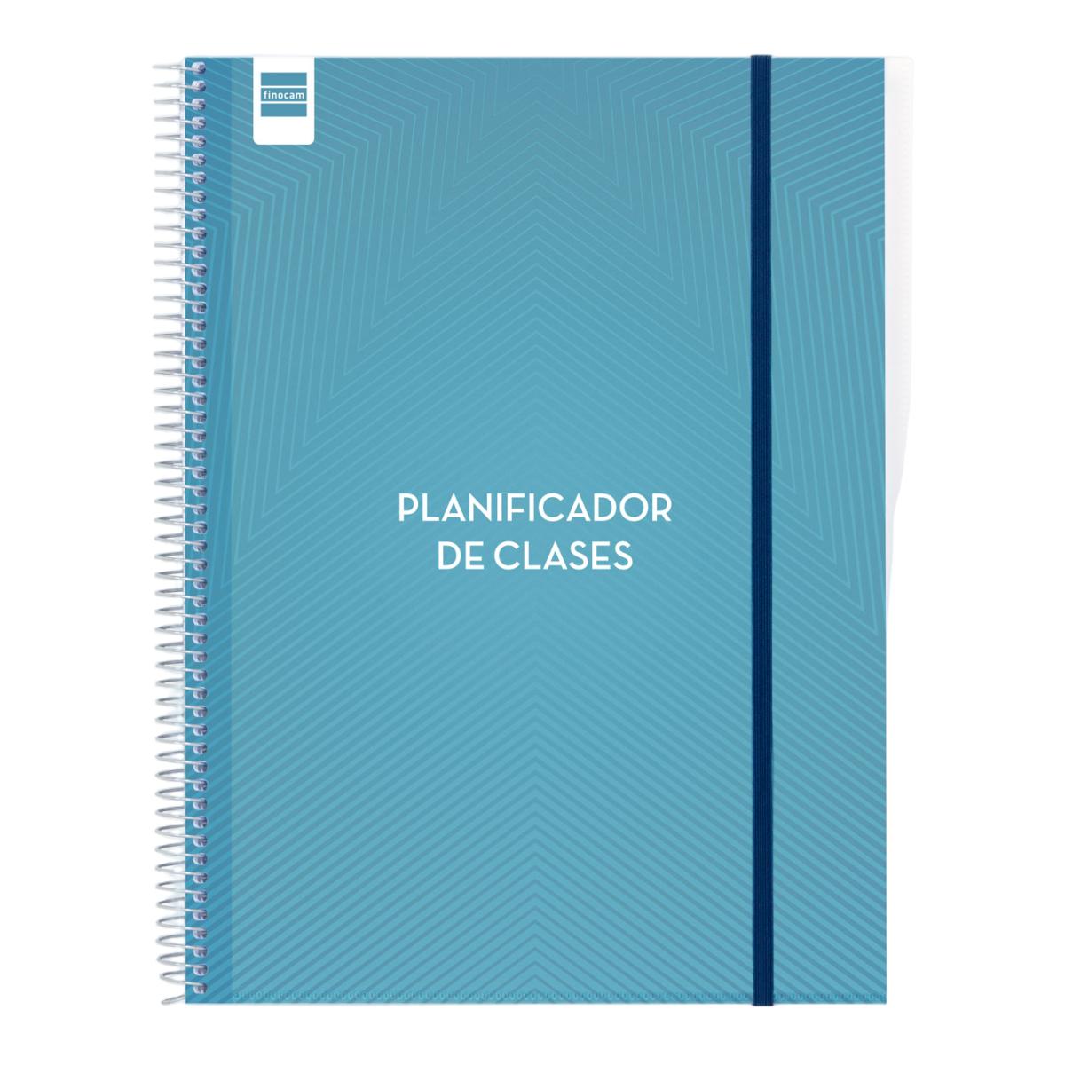 Planificador de clases semanal para el docente 230x310 mm semana vista vertical Finocam Azul-2