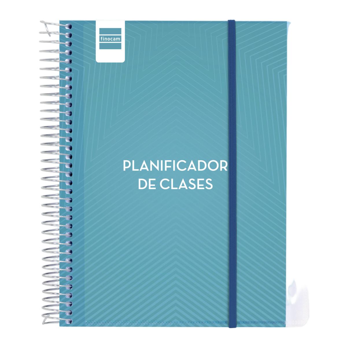 Planificador de clases diario para el docente 1/4 - 155x212 mm 1 día página Finocam Azul-2