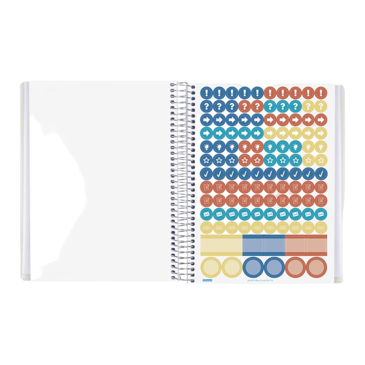 Blocos de Reuniões para o Docente 1/4 - 155x212 mm Azul-7