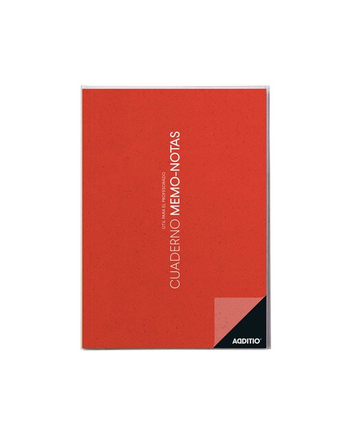 Caderno Memo-Notas, Castelhano - 21,5x30 cm - Vermelho Vermelho-1
