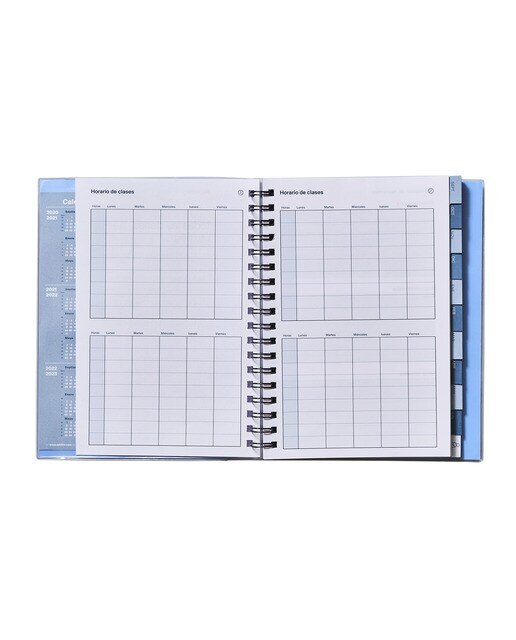 Caderno Para Todas as Aulas, Um Dia Por Página, Catalão, 17 x 24 cm - Azul Azul-4