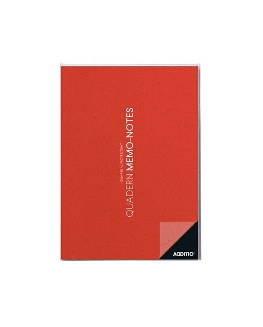Caderno Memo-Notas, Catalão - 21,5x30 cm - Vermelho Vermelho-1