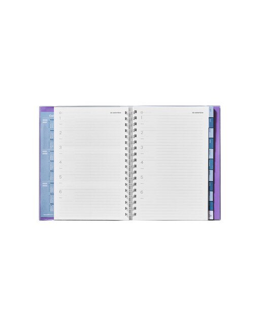 Caderno Para Todas as Aulas, Um Dia Por Página, Catalão, 17 x 24 cm - Laranja Laranja-3