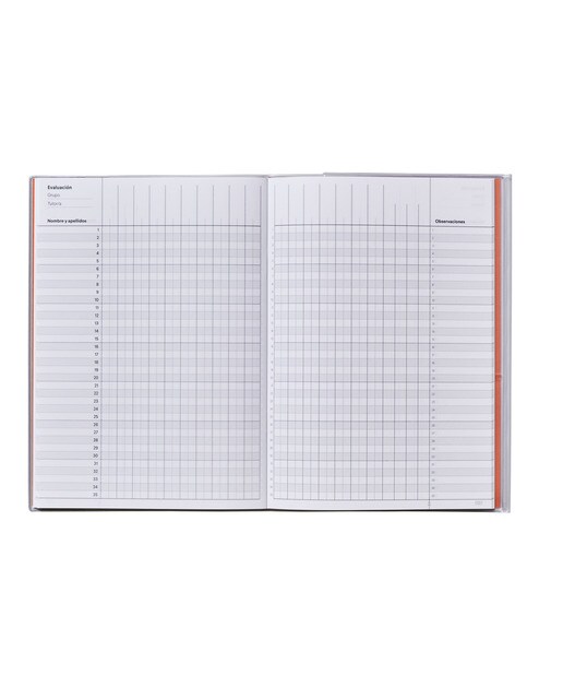 Caderno de notas A5, tamanho 15 x 21,2 cm, Additio, vermelho, castelhano Vermelho-2