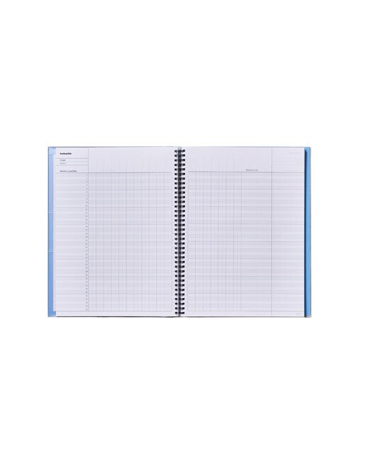 Caderno triplex, tamanho 24 x 31 cm, Additio, azul, espanhol Azul-2