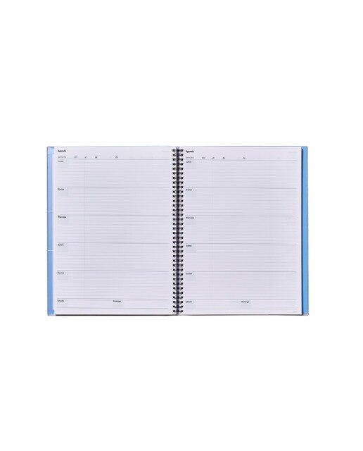 Caderno triplex, tamanho 24 x 31 cm, Additio, azul, espanhol Azul-3