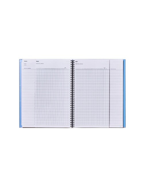 Caderno triplex, tamanho 24 x 31 cm, Additio, azul, espanhol Azul-5