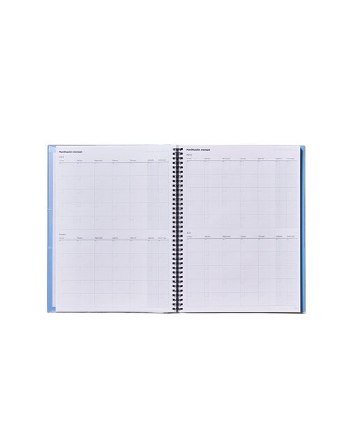 Caderno triplex, tamanho 24 x 31 cm, Additio, azul, espanhol Azul-6