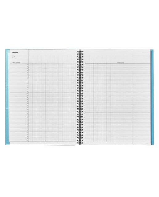 Caderno triplex, tamanho 24 x 31 cm, Additio, verde, catalão Verde-2