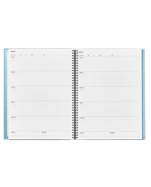 Caderno triplex, tamanho 24 x 31 cm, Additio, verde, catalão Verde-3