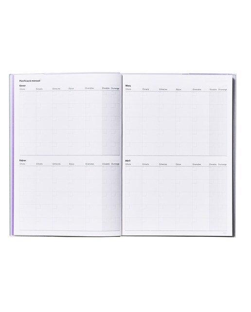 Caderno de programação, tamanho 21,5 x 30 cm, Additio, azul, catalão Azul-3