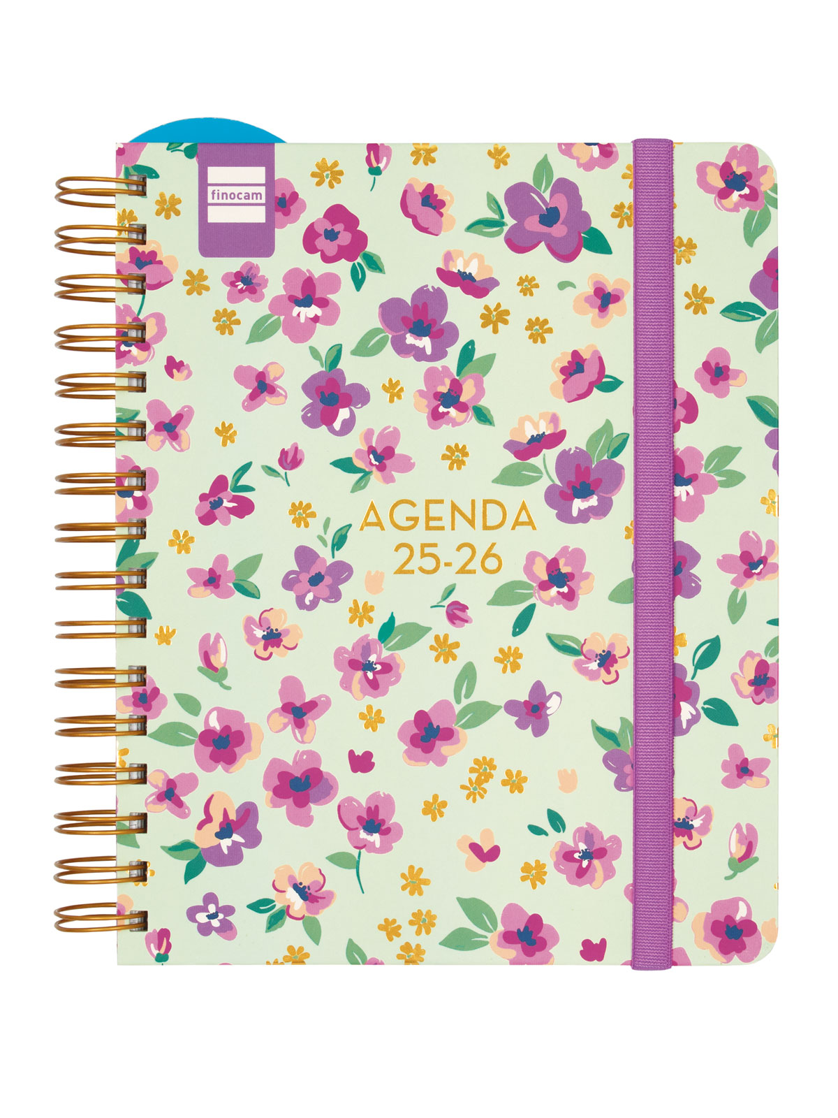 Agenda para el docente curso 2025-2026 Magistral 1/4-155x212 mm semana vista horizontal Lilac Finocam Multicolor-9