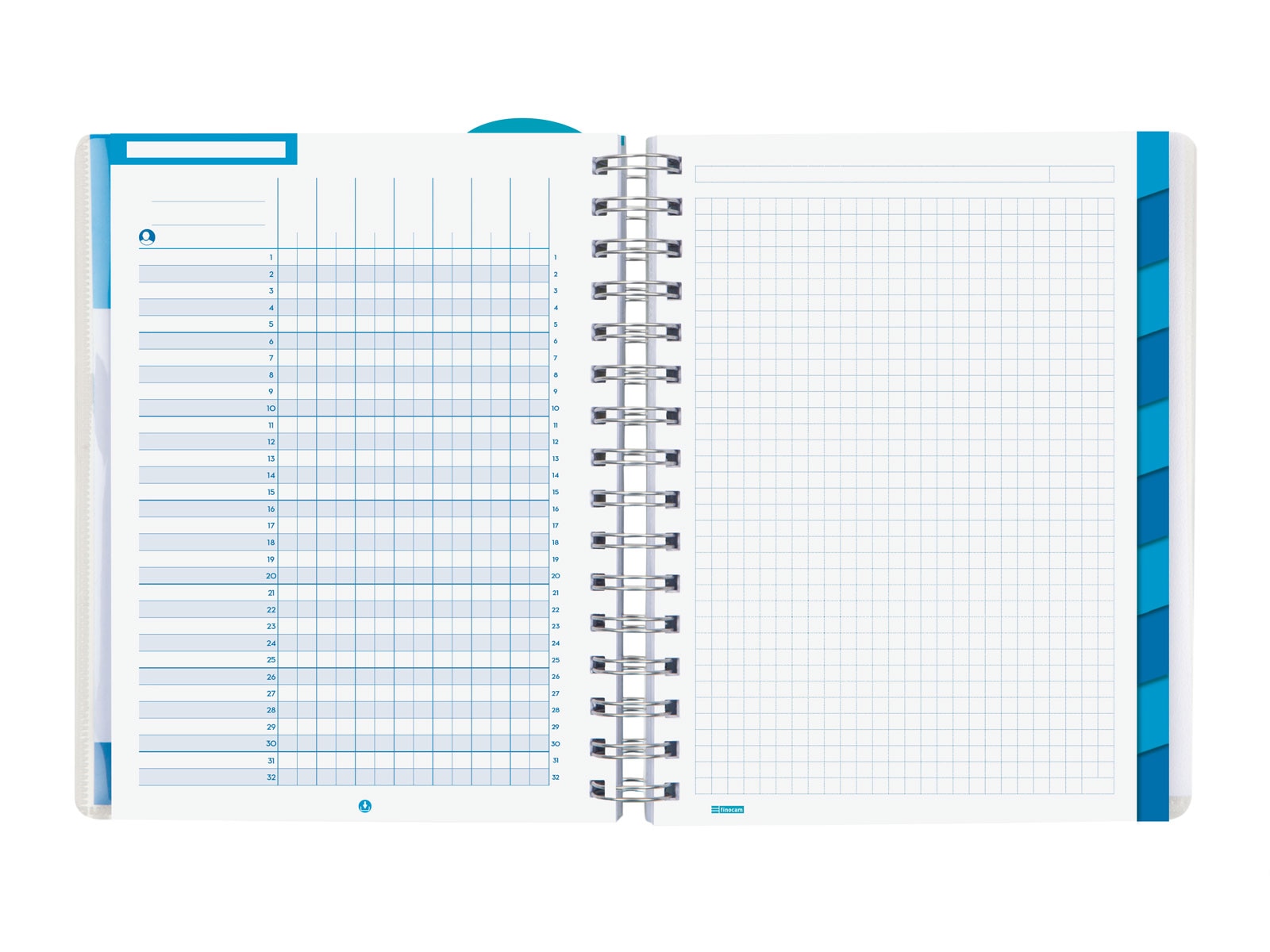 Agenda para el docente curso 2025-2026 Magistral 1/4-155x212 mm semana vista horizontal Finocam azul Azul-6