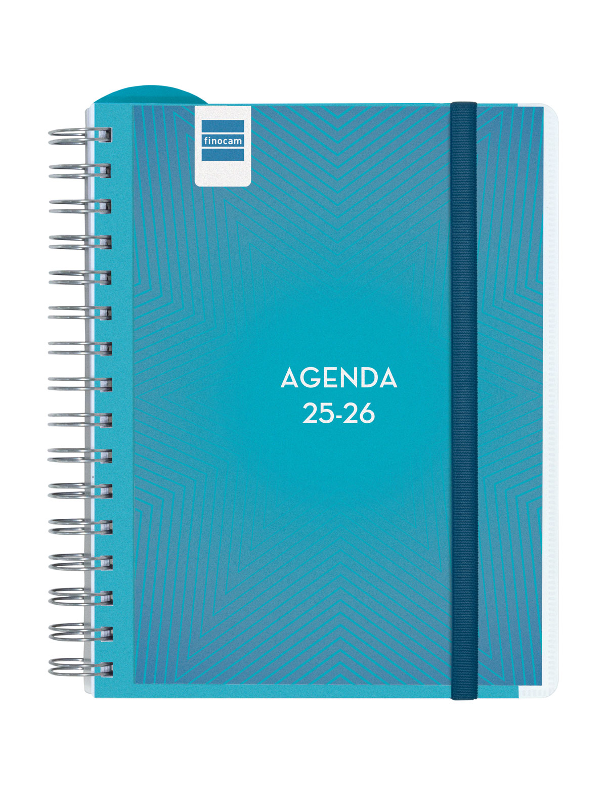 Agenda para el docente curso 2025-2026 Magistral 1/4-155x212 mm semana vista horizontal Finocam azul Azul-9