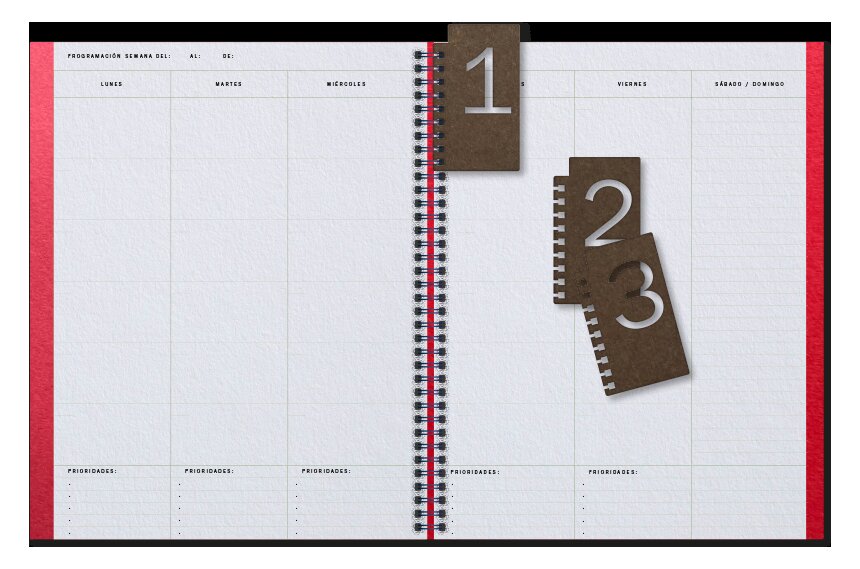 Agenda Escolar, Tamanho 22,5 x 28 cm, Additio, Cinzento, Espanhol 3
