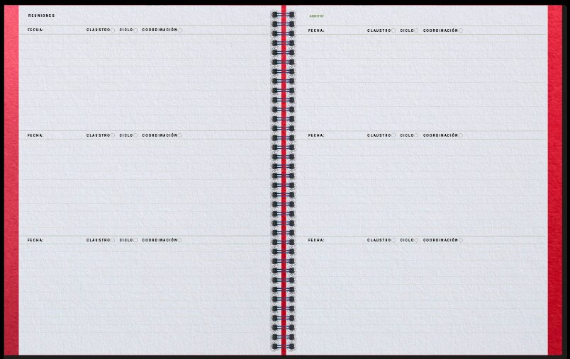 Agenda Escolar, Tamanho 22,5 x 28 cm, Additio, Cinzento, Espanhol 5