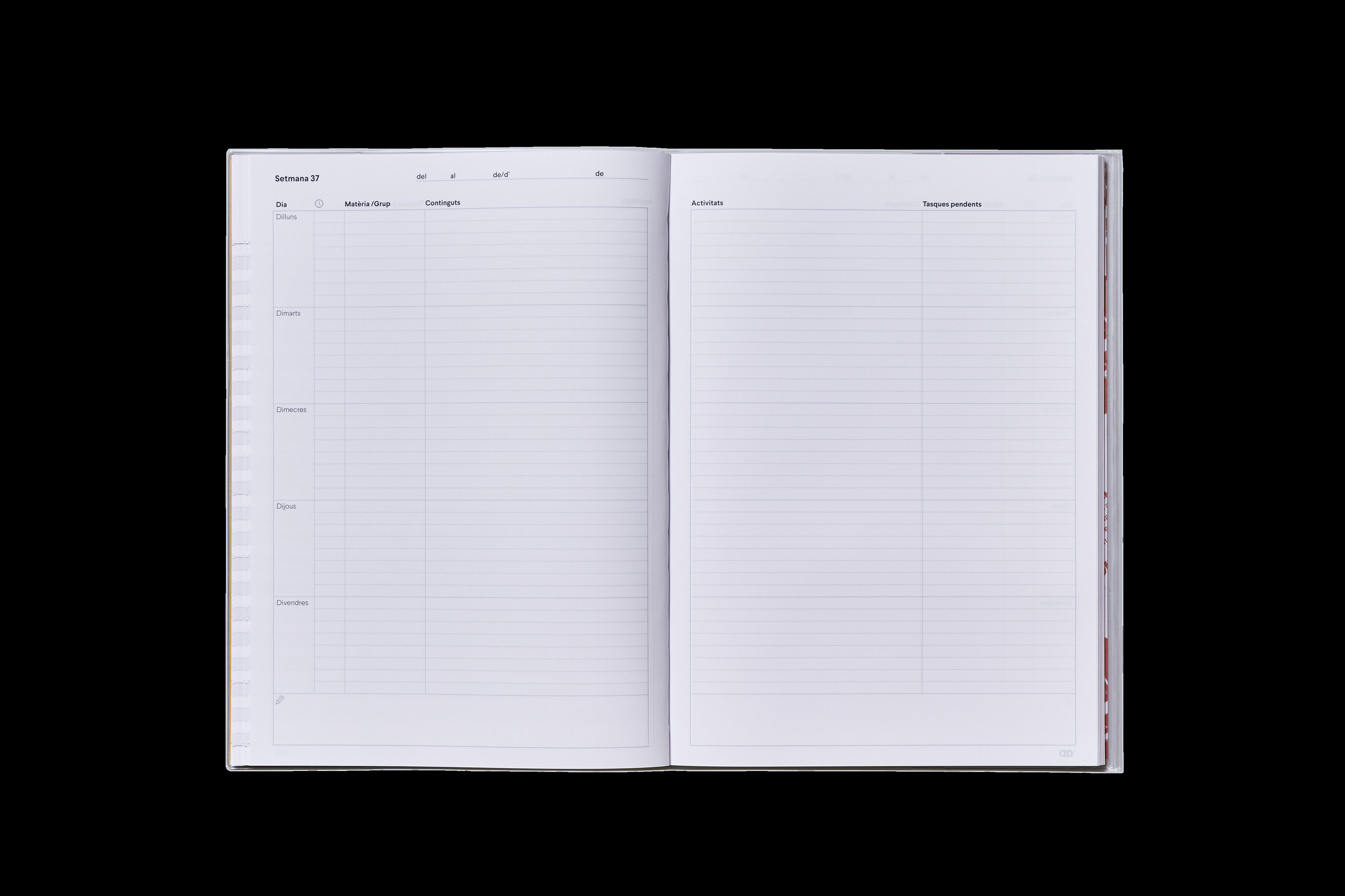 Caderno Memo-Notas, Tamaño 21,5 x 30 cm, Additio, Azul, Catalán 3