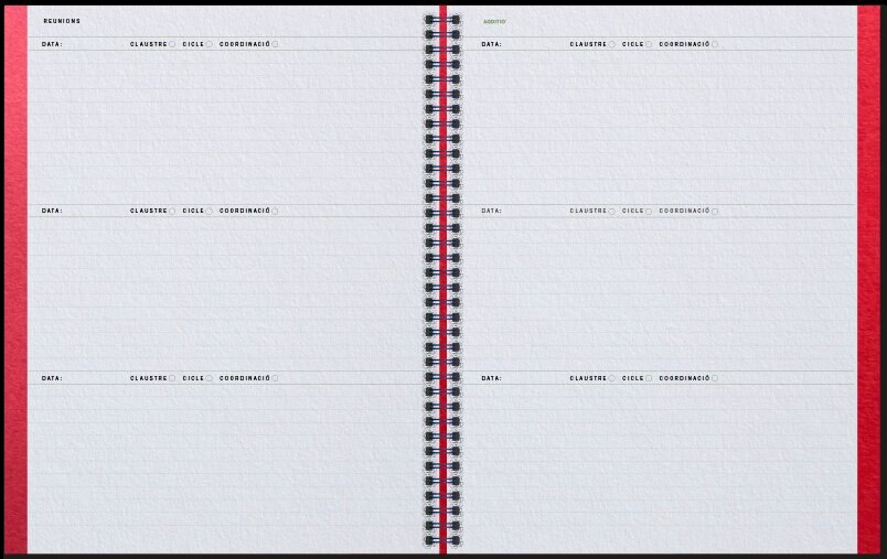 Agenda Escolar, Tamanho 22,5 x 28 cm, Additio, Azul, Catalão 5