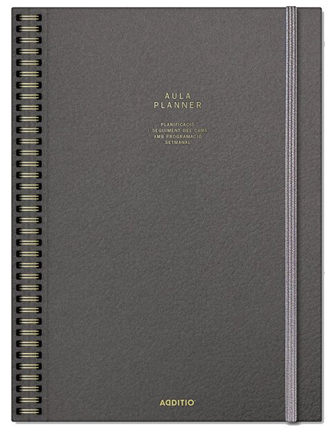 Imagem 0 de Agenda Escolar, Tamanho 22,5 x 28 cm, Additio, Cinzento, Catalão