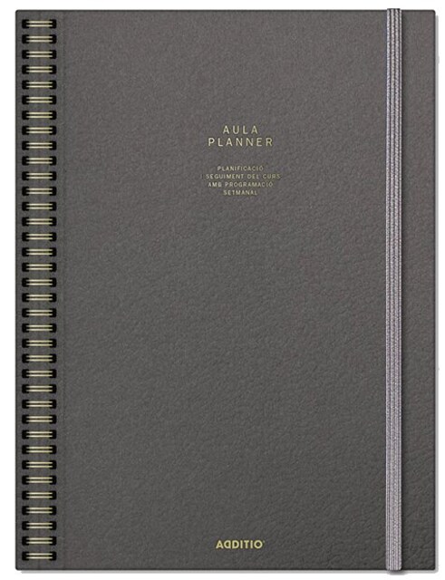 Imagem 0 de Agenda Escolar, Tamanho 22,5 x 28 cm, Additio, Cinzento, Catalão