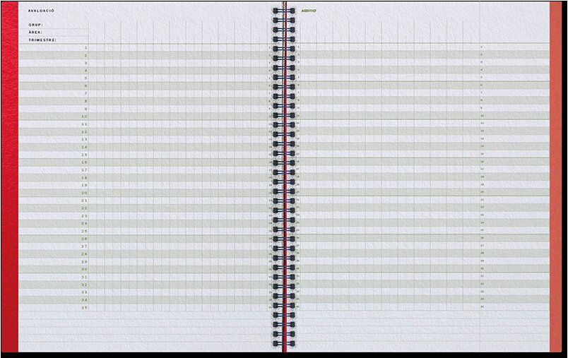 Agenda Escolar, Tamanho 22,5 x 28 cm, Additio, Cinzento, Catalão 4