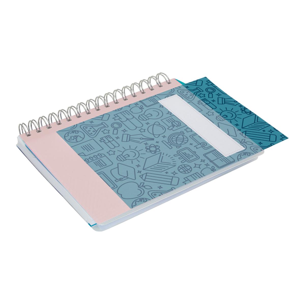 Agenda para el docente curso 2026-2027 Magistral Personalizable 4º-155x212 mm semana vista horizontal Mandala Finocam 4