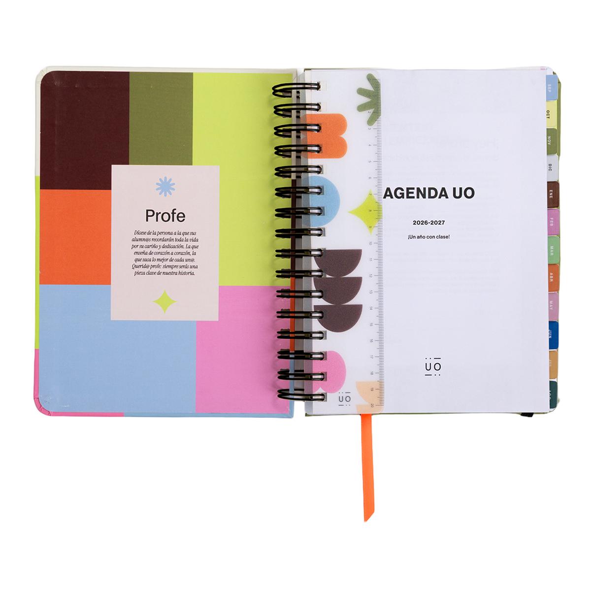 Agenda Professor 11 Meses 2026-2027 168x220 mm Vista Semanal UO Espanhol Multicolor-2