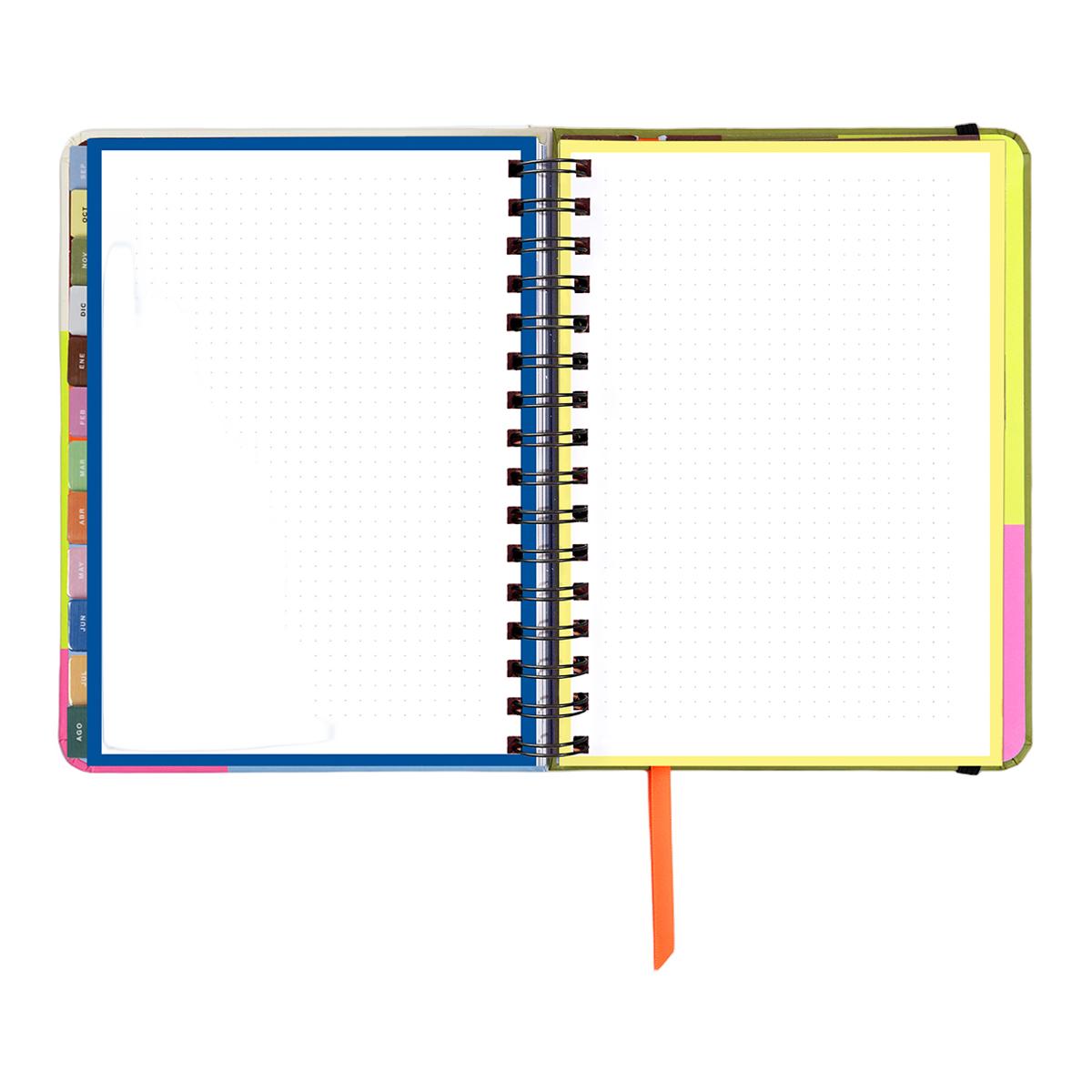 Agenda Professor 11 Meses 2026-2027 168x220 mm Vista Semanal UO Espanhol Multicolor-16