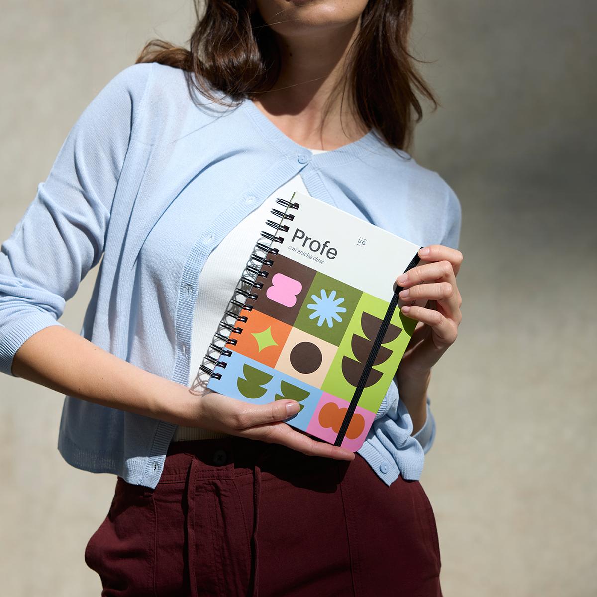 Agenda Professor 11 Meses 2026-2027 168x220 mm Vista Semanal UO Espanhol Multicolor-20