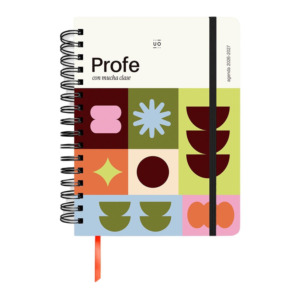 Imagem 0 de Agenda Professor 11 Meses 2026-2027 168x220 mm 1 Dia por Página UO Espanhol