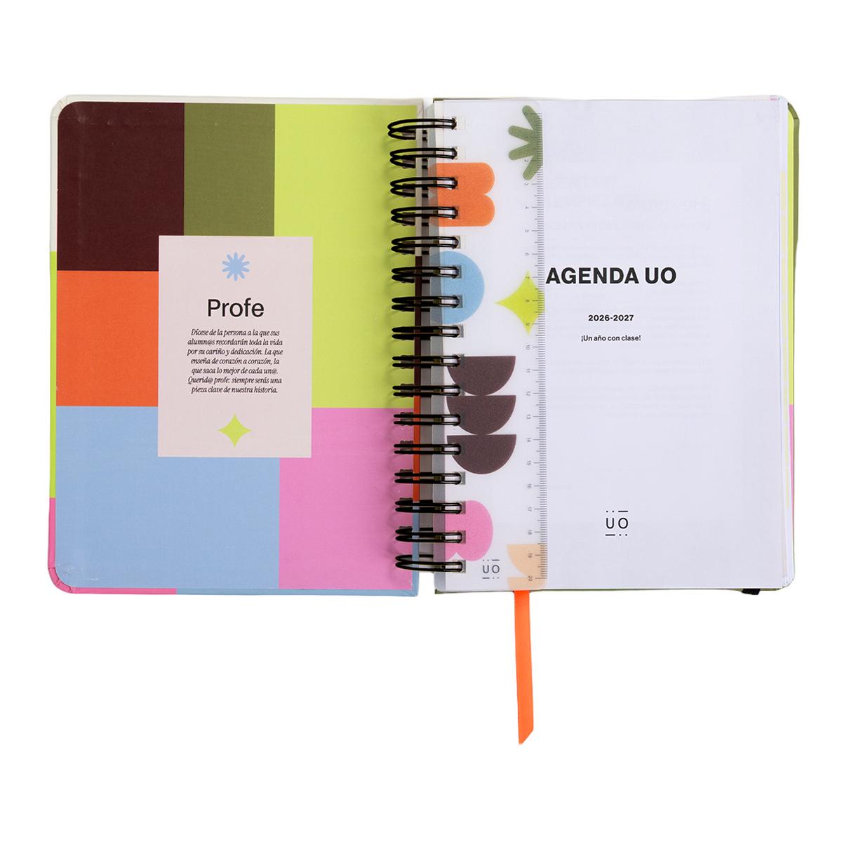 Agenda Professor 11 Meses 2026-2027 168x220 mm 1 Dia por Página UO Espanhol Multicolor-2