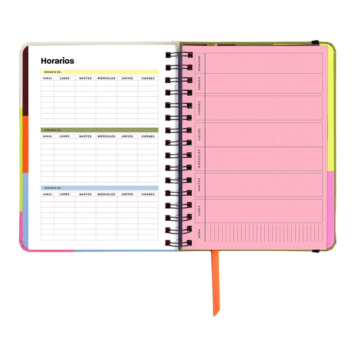Agenda Professor 11 Meses 2026-2027 168x220 mm 1 Dia por Página UO Espanhol Multicolor-4