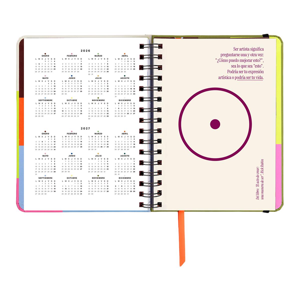 Agenda Professor 11 Meses 2026-2027 168x220 mm 1 Dia por Página UO Espanhol Multicolor-8