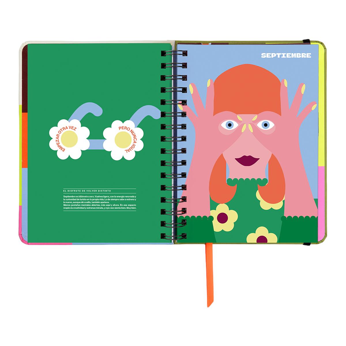 Agenda Professor 11 Meses 2026-2027 168x220 mm 1 Dia por Página UO Espanhol Multicolor-9