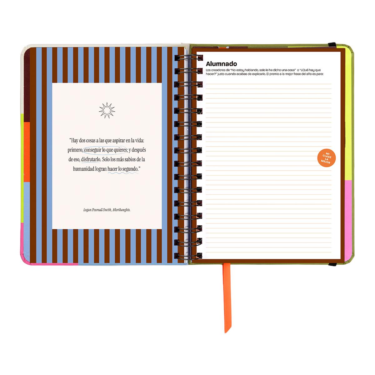 Agenda Professor 11 Meses 2026-2027 168x220 mm 1 Dia por Página UO Espanhol Multicolor-13