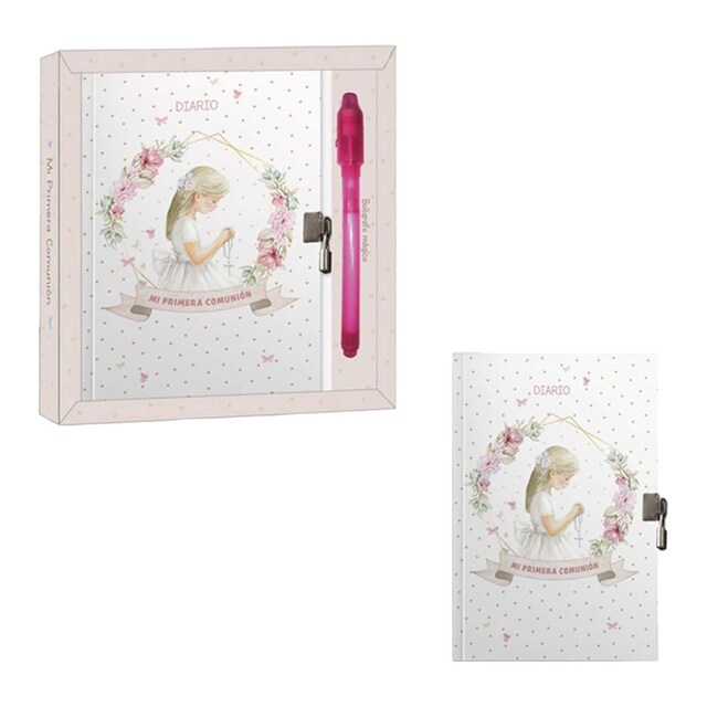 Imagen 0 de Diario comunion niña orla + bolígrafo mágico Arguval