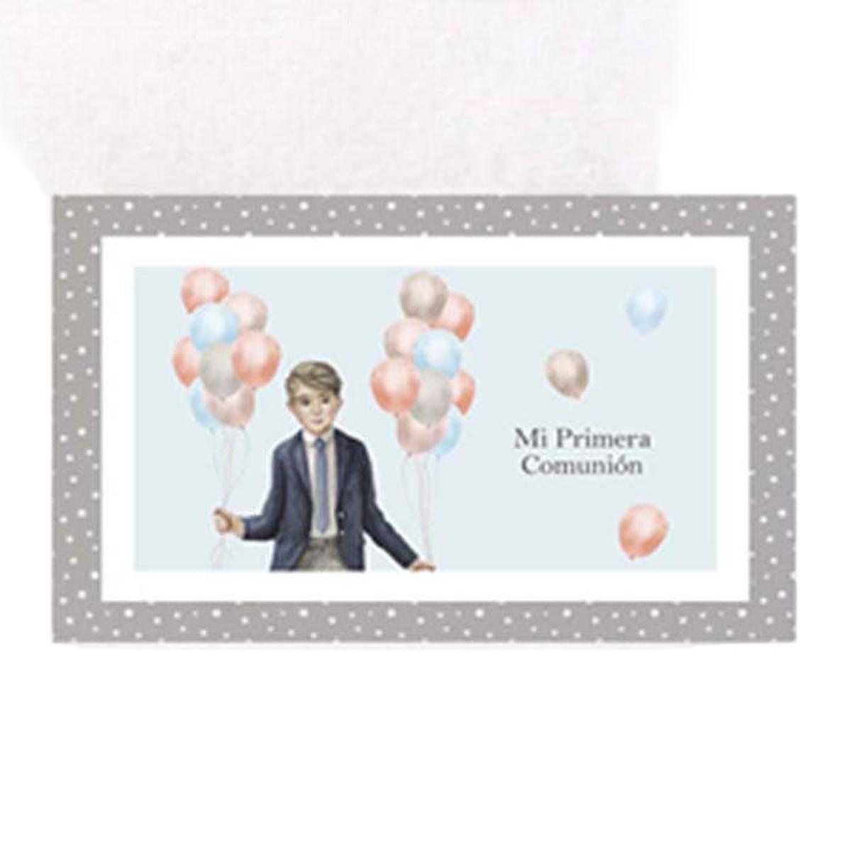 Imagen 0 de Libro de firmas comunión Arguval niño globos