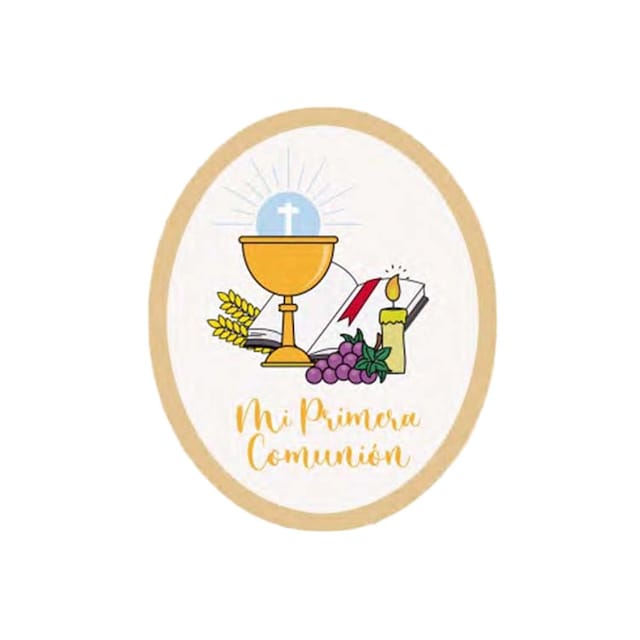 Imagen 0 de Libro recuerdo de primera  comunión Edicromo, marrón