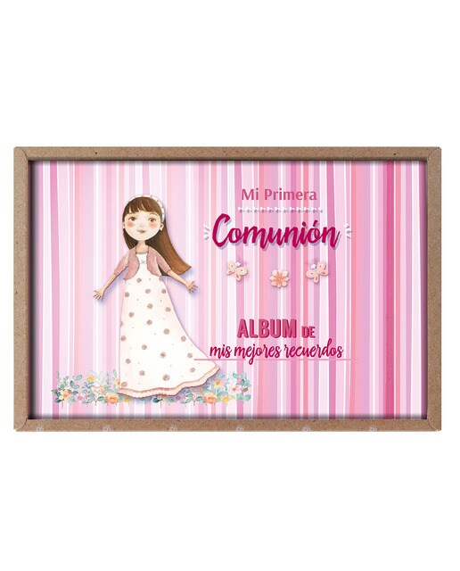 Álbum As Minhas Melhores Recordações da Comunhão Riscas - Rosa Rosa-2