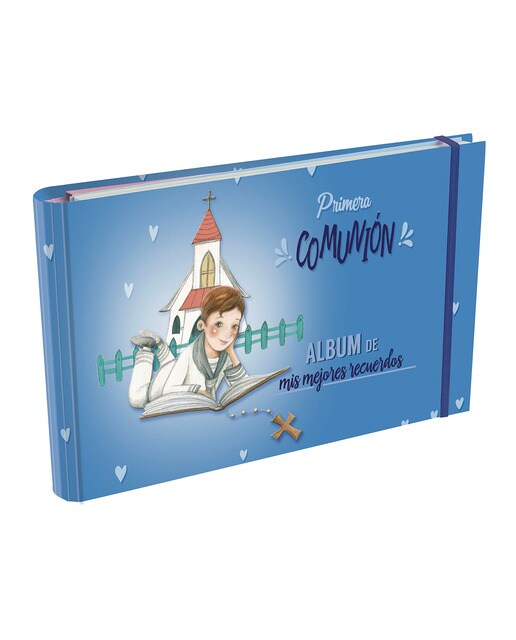 Álbum As Minhas Melhores Recordações da Comunhão Livro - Azul Azul-1