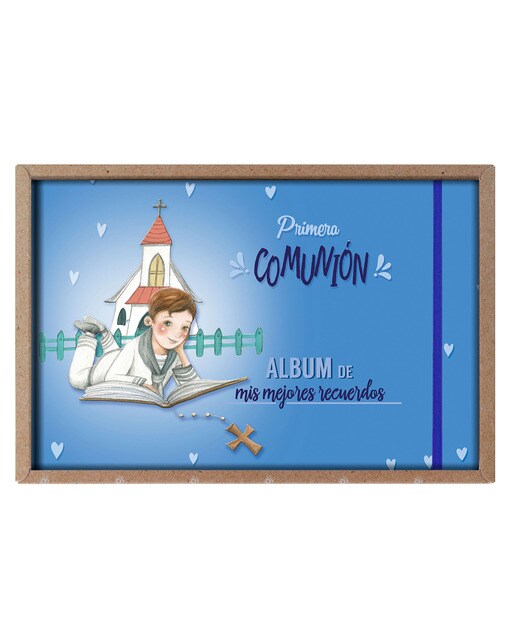 Álbum As Minhas Melhores Recordações da Comunhão Livro - Azul Azul-2