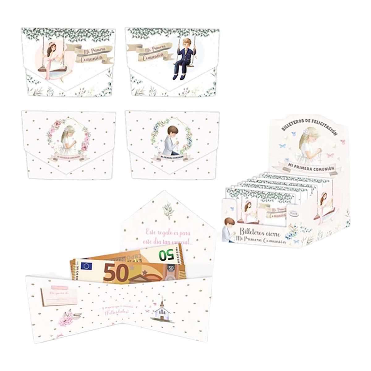 Imagen 0 de Billetero cierre comunión Arguval surtidos.