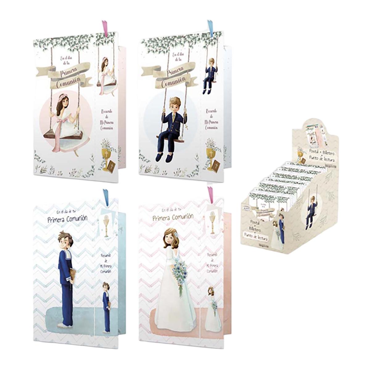 Imagem 0 de Cartão postal + ponto de leitura + cartão de comunhão Arguval sortidos