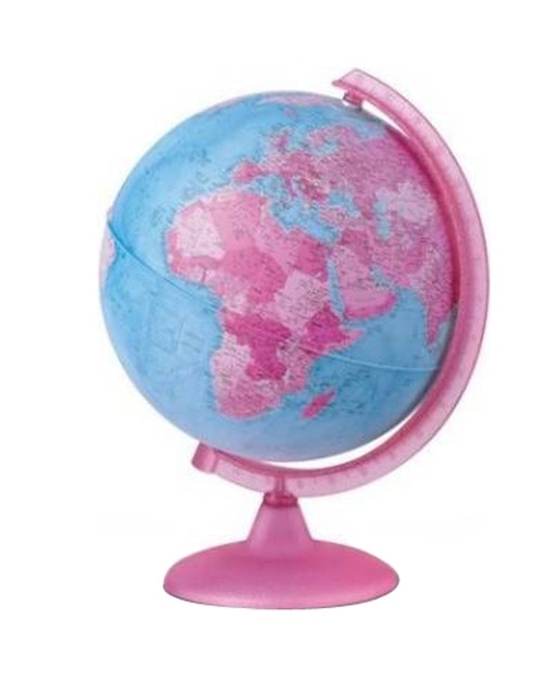 Imagen 0 de Globo Terráqueo con Luz Tecnoglobus Rosa