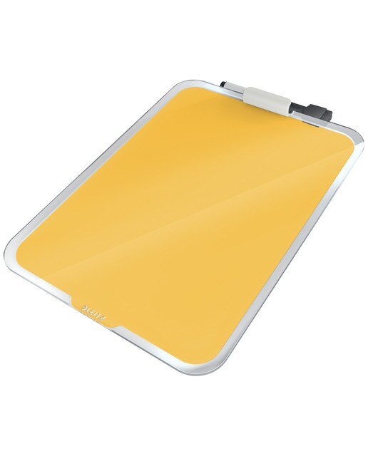 Atril escritorio cristal Leitz Cosy, amarillo 4