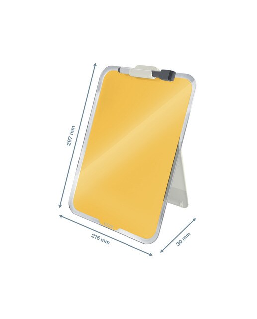 Atril escritorio cristal Leitz Cosy, amarillo 5