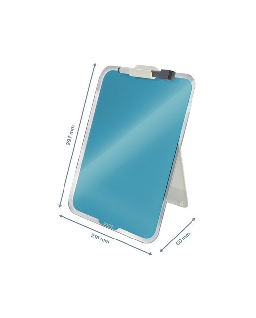 Atril escritorio cristal Leitz Cosy, azul 5